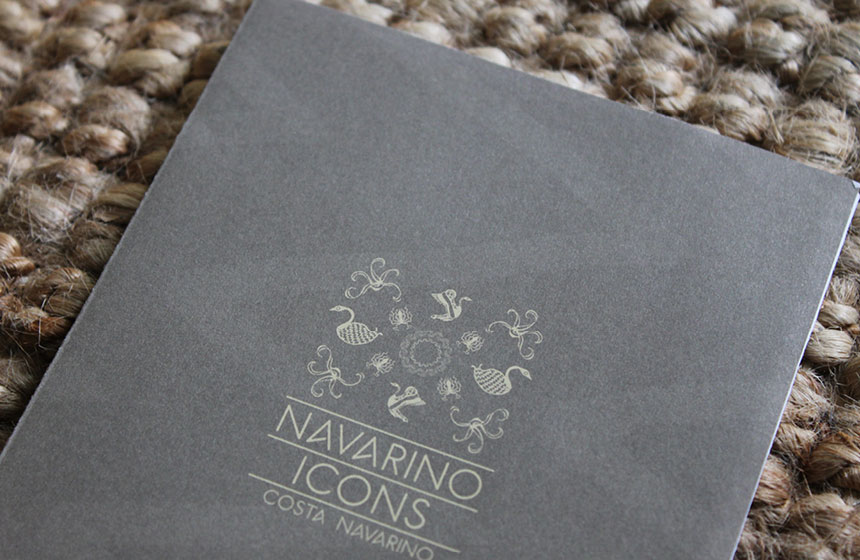 Costa Navarino Typography: Navarino Icons Brochure