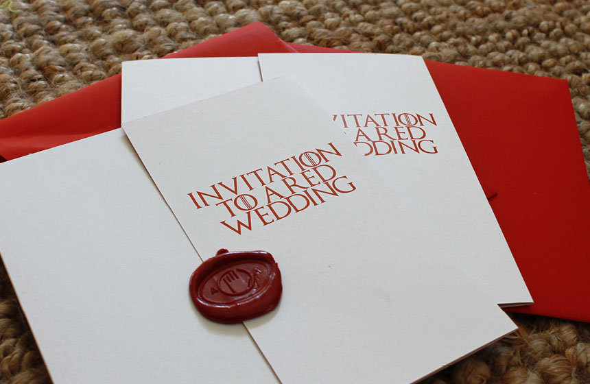 Red Wedding in Athens: Invitation