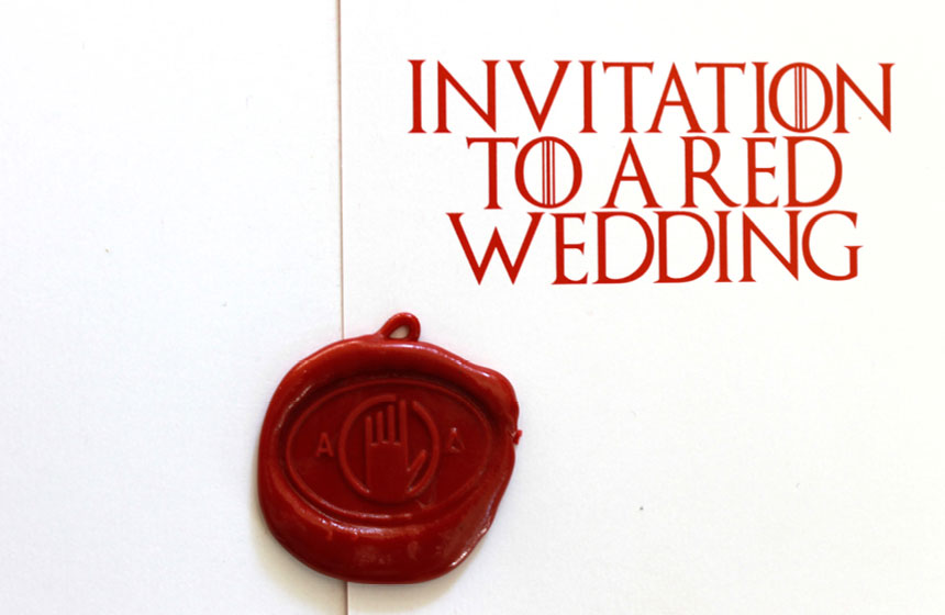 Red Wedding in Athens: Sealing Wax